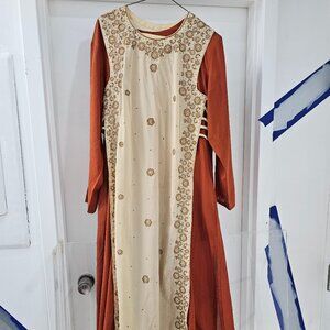 Georgette jacket suit